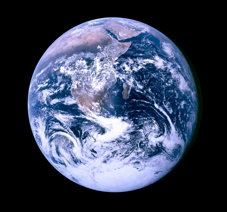 Much of our planet is covered in water. Most of this water is saltwater. Image: NASA.