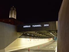 Arras Tunnel with the Carillon in the background. Image: NZTA.