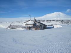 Antarctica is almost completely covered in ice and is the coldest place on Earth. This is Scott's Hut at Cape Evans. What is Captain Scott famous for? Image: LEARNZ.