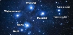 Matariki star cluster.