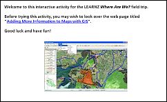 Activity 4 - Adding More Information to Maps with GIS Activity 4 - Adding More Information to Maps with GIS