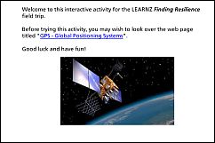 Activity 3 - GPS - Global Positioning Systems Activity 3 - GPS - Global Positioning Systems
