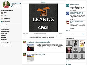 Join the LEARNZ group on edSpace