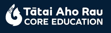 Tātai Aho Rau CORE Education logo
