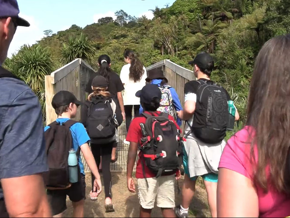 Field trip videos about Hīkoi for hauora: making connections in the Haakarimata Ranges.
