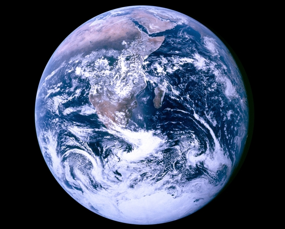 Most of the water covering Earth is seawater. Image: NASA.