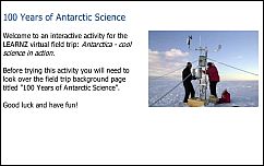 100 Years of Antarctic Science quiz