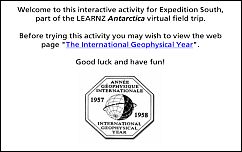 The International Geophysical Year quiz