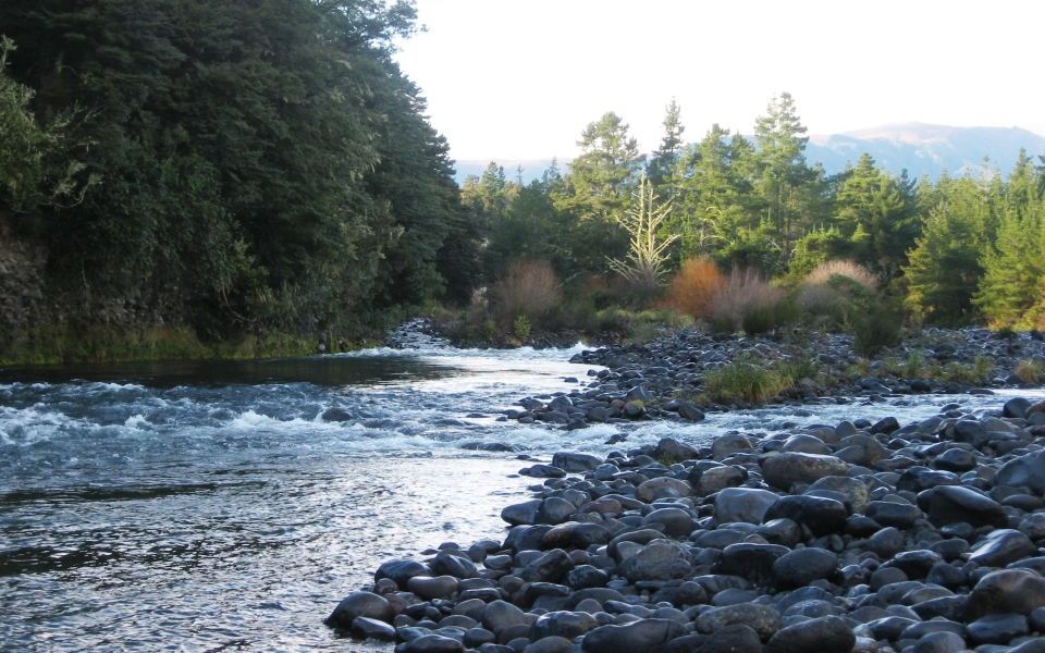 An awa is freshwater flowing downhill across the surface of the land. Image: LEARNZ.