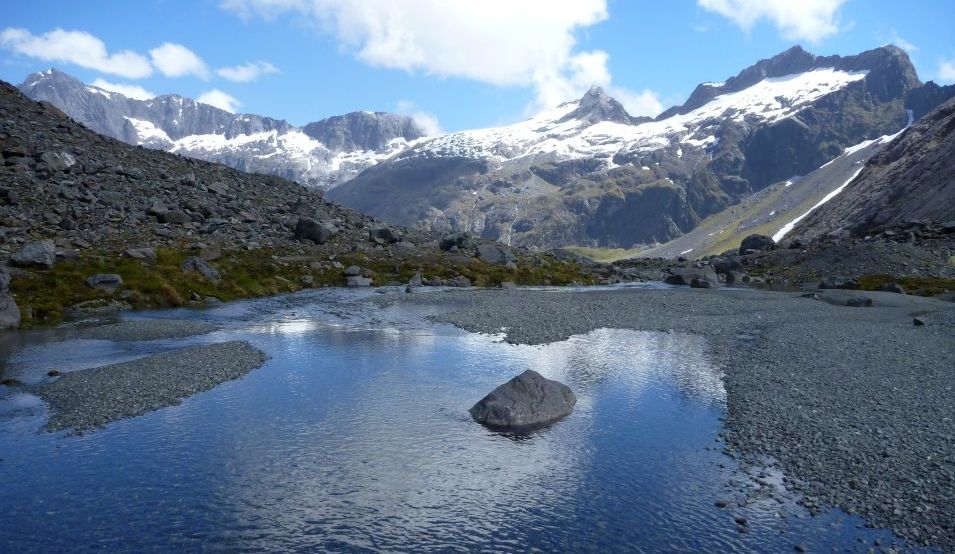 Mountains and weather affect the formation of awa. Image: LEARNZ.