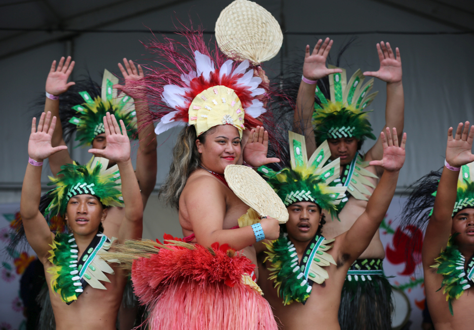 Image: Tāmaki College ākonga performing at Polyfest by Tāmaki College.