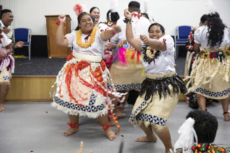 Image: Tāmaki College Tongan performers by Tāmaki College.