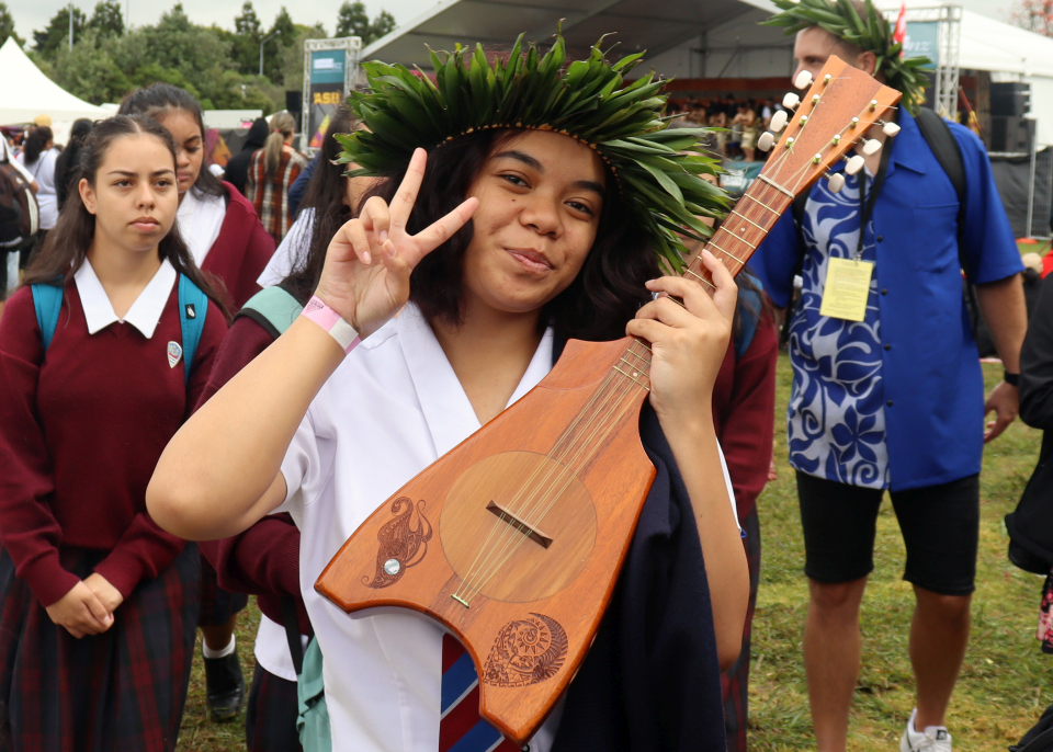 Image: Young student by Tamaki College.
