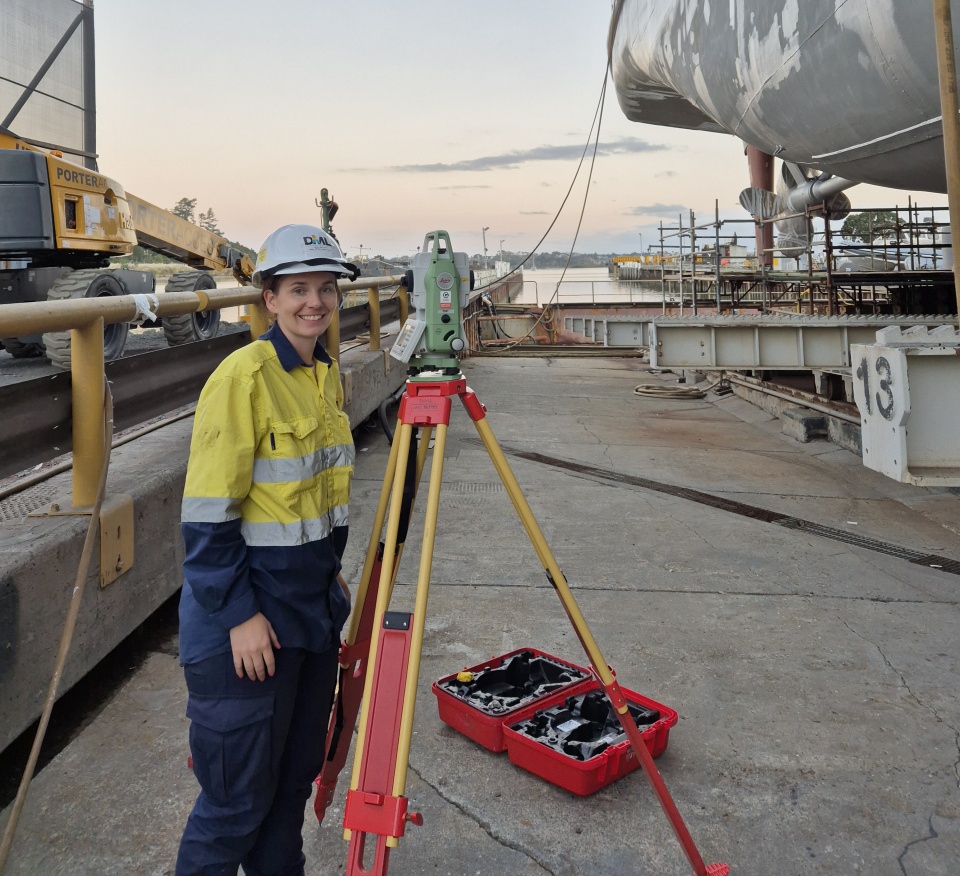 Kate's favourite part of the job is exploring new places and finding meaningful ways to display the collected data. Image: DML.