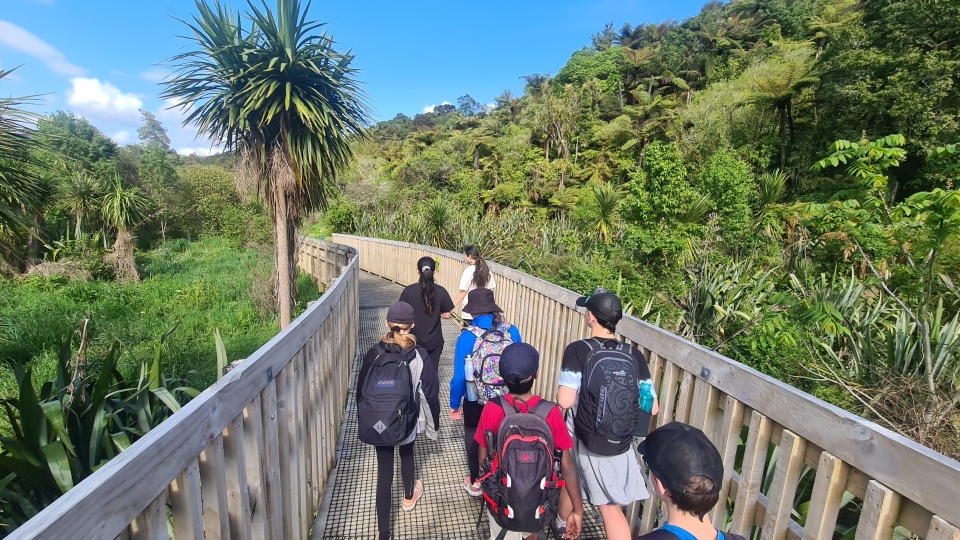 There are lots of places to explore in Aotearoa. Image: LEARNZ.