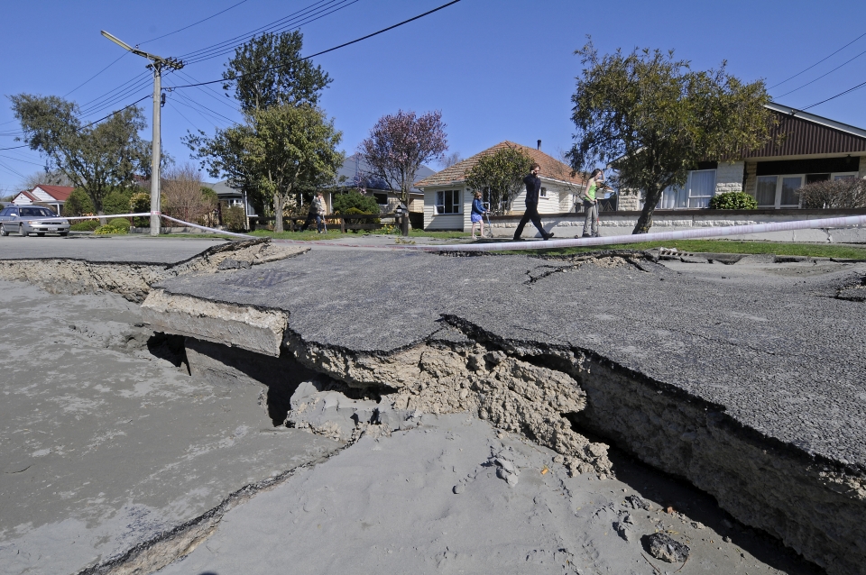 The Canterbury earthquakes caused widespread damage in Christchurch and led to the largest insurance payouts in New Zealand. Image: David Whethey.