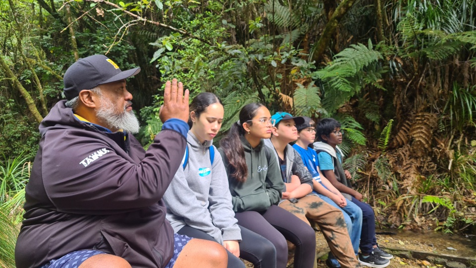 Spending time in outdoor environments helps us learn more about the spiritual significance of different locations. Image: LEARNZ.