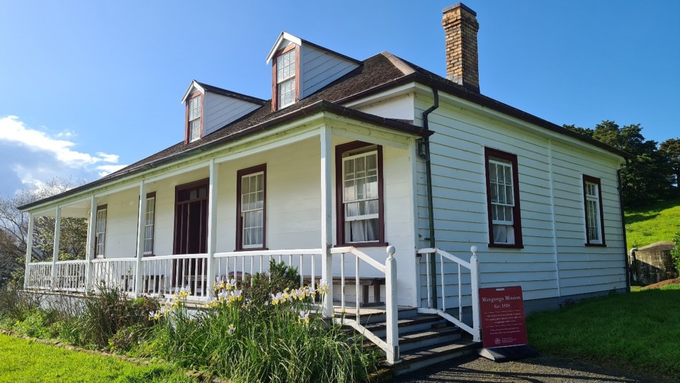 Māngungu Mission was established in Te Tai Tokerau Northland by the Wesleyan Missionary Society. Image: LEARNZ.