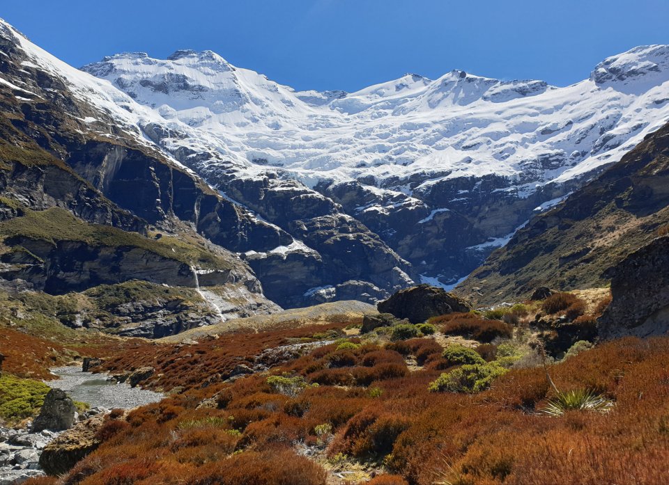 Climate change will lead to increased glacial recession affecting drinking water supply, agriculture and hydropower generation. Image: LEARNZ.