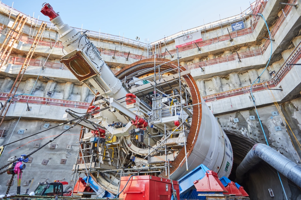 The TBM will excavate the tunnels. Image: Link Alliance.