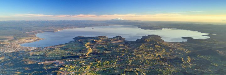 Taupo lake and surrounds Photo: Dougal Townsend, GNS Science