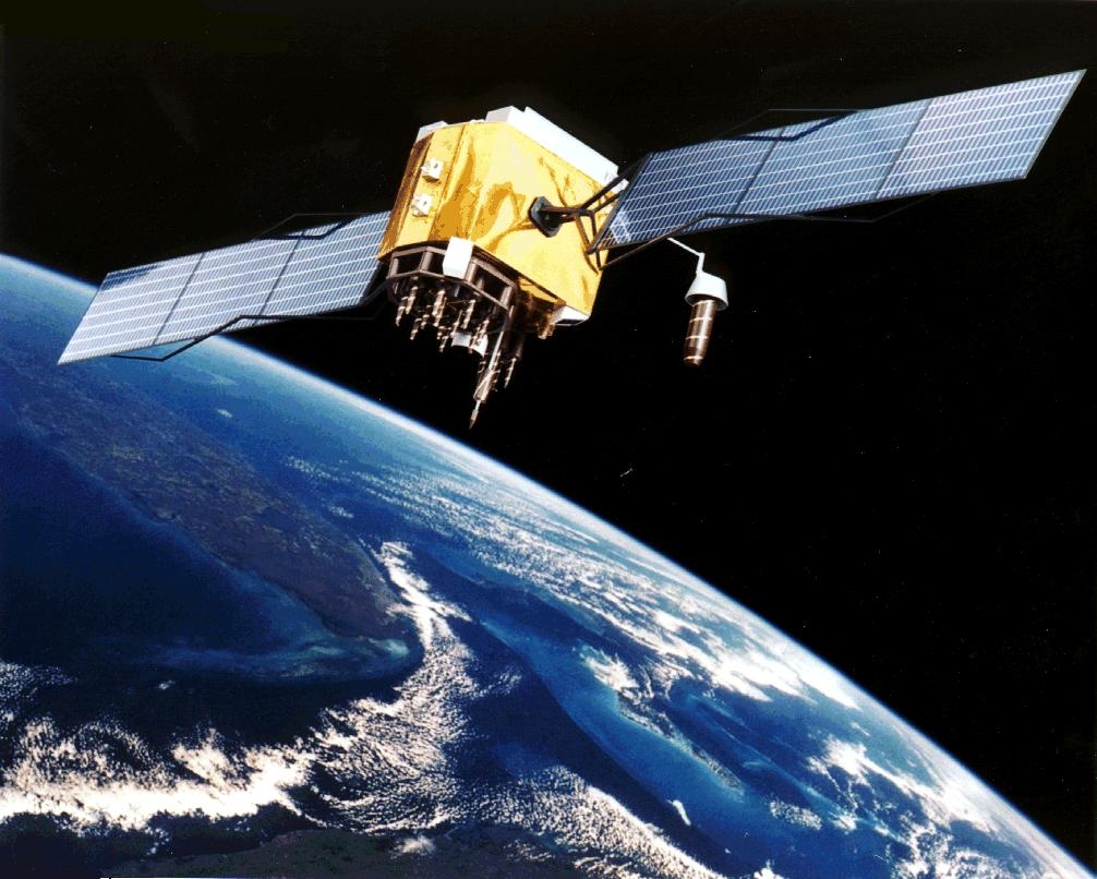An artist's impression of a GPS satellite. Image: NASA.