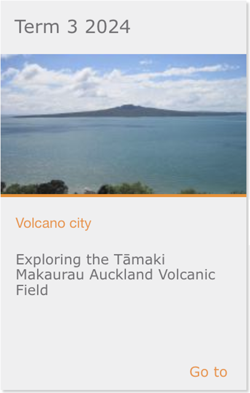 Volcano city virtual field trip