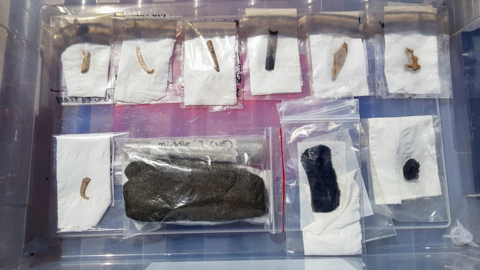 Archaeologists find many different objects that give clues about everyday life in the past. Image: LEARNZ.