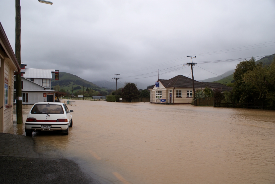 Floods can threaten people and property. Image: Shona Mackintosh.