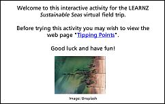 Tipping Points activity