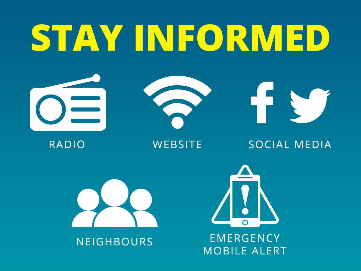 Tsunami warnings may come by phone, internet, radio or television. Image: NEMA.