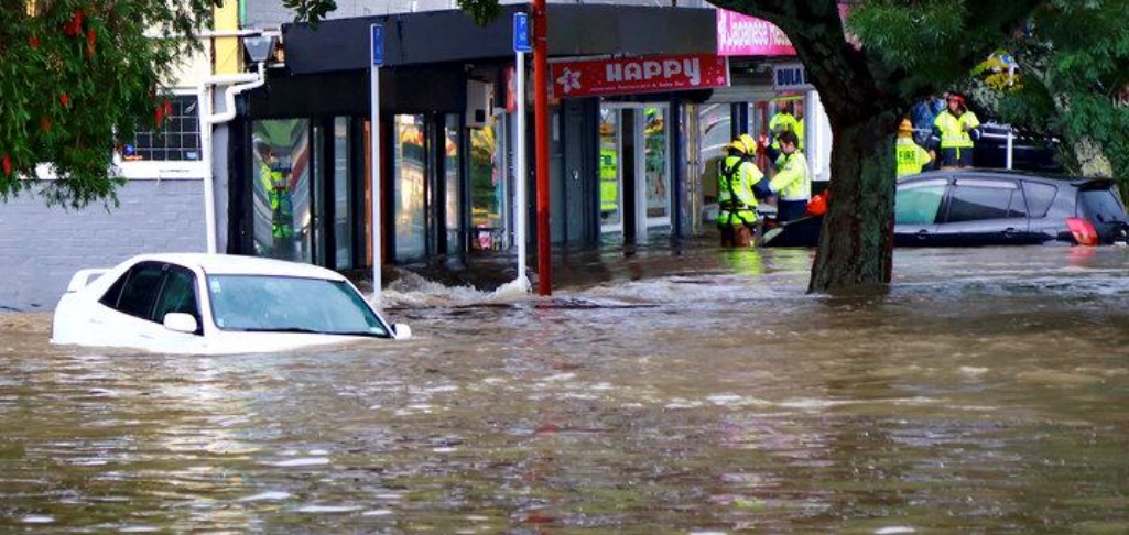 Rainwater will flow over surfaces such as roads, roofs, and footpaths to become stormwater. Heavy rain events can cause flooding. Image: Reuters