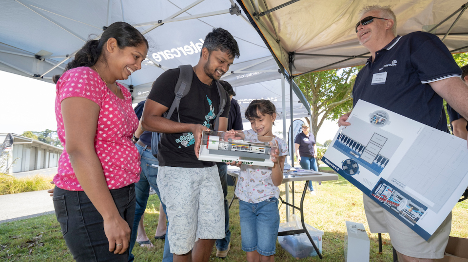 Open days near worksites enable locals to find out more about the CI project. Image: Watercare.