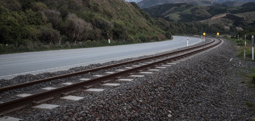 A railway track is made up of two parallel steel rails. Image: Supplied.