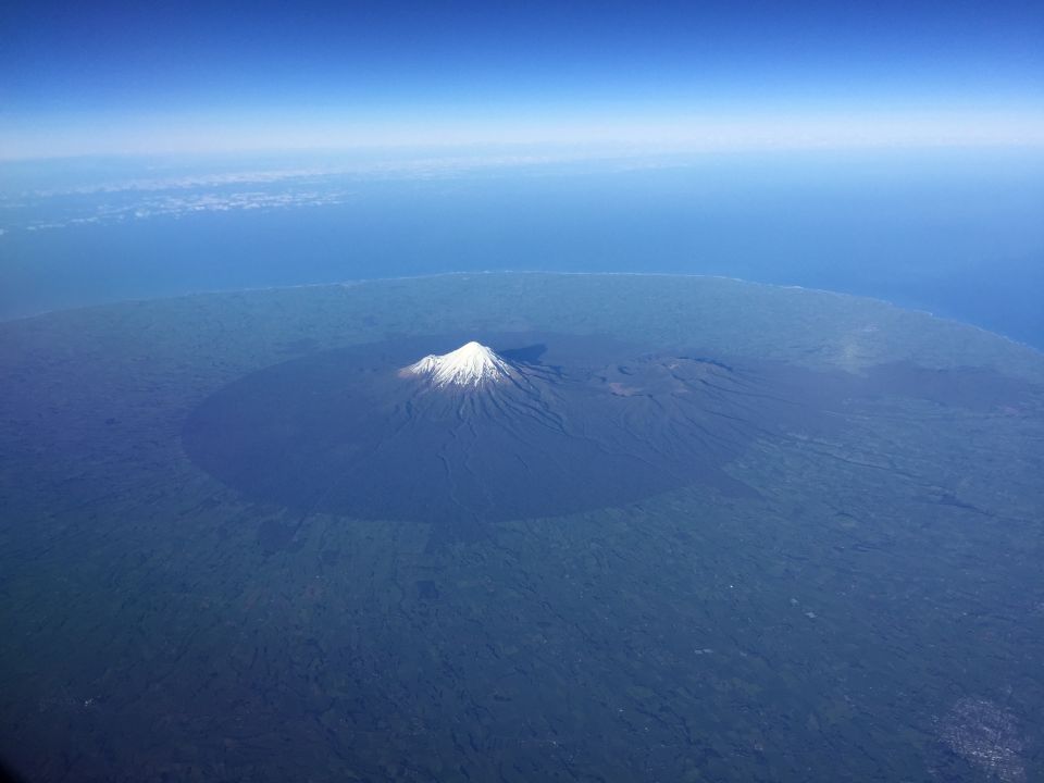 Taranaki is an active volcano with an 81% chance of erupting in the next 50 years. Image: Shane Cronin.